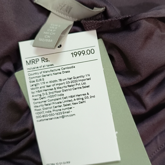 H&M one shoulder dress - Picture 7 of 7